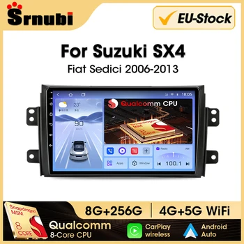 Srnubi 2Din Android Qualcomm 8 Core Radio de coche para Suzuki SX4 2006-2013 reproductor de vídeo Multimedia WIFI navegación GPS Carplay DVD 1