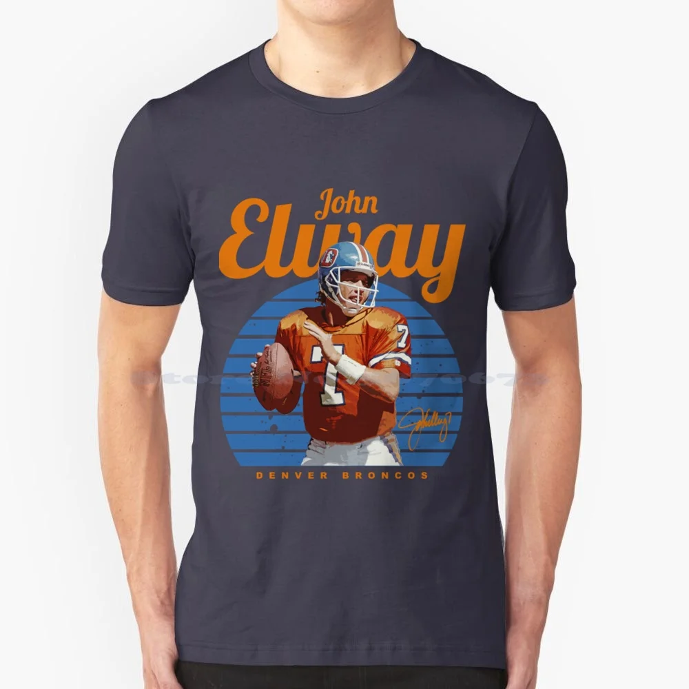 John Elway T Shirt 100% Cotton Tee John Elway