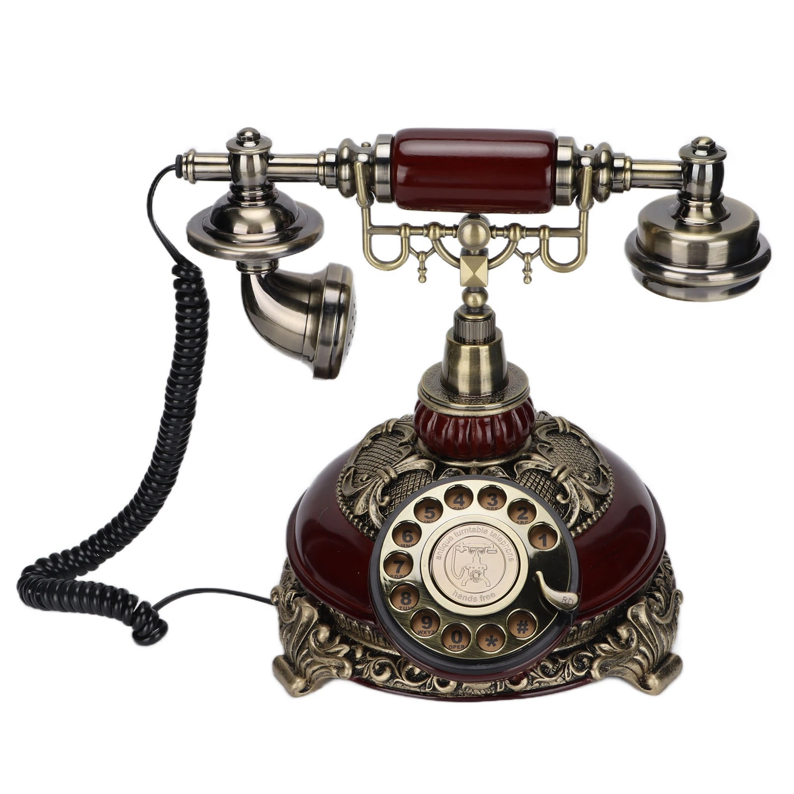 Antique Desk Phone One-Click Answer European Retro Telephone for Home Decoration for Cafe Decoration for Home