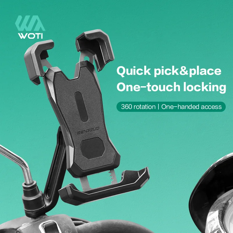 Bicycle Plastic Phone Holder Electric Bike Navigation Mobile Phone Bracket Motorcycle Phone Stand Rack