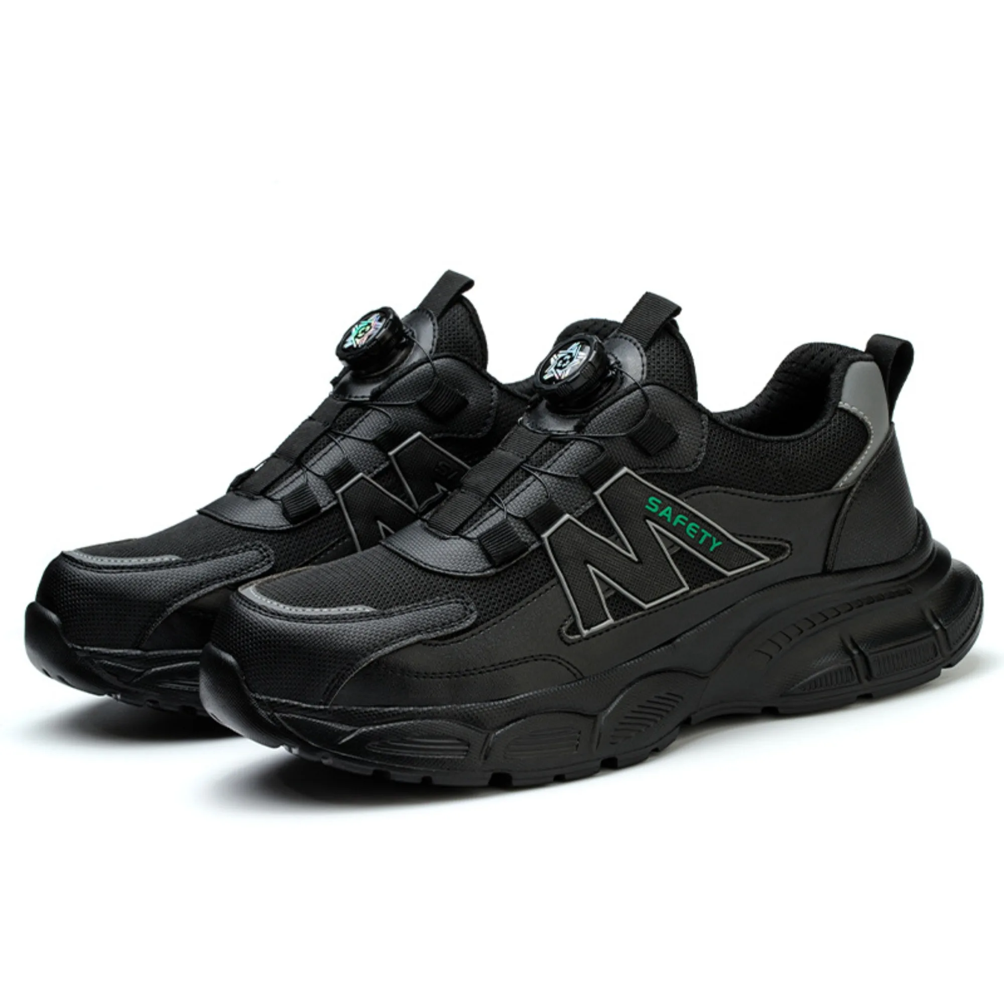 Insulated Safety Shoes Men Anti Smash Anti Puncture Non Slip Lightweight Bag Head Work Boots Protective Footwear for Men