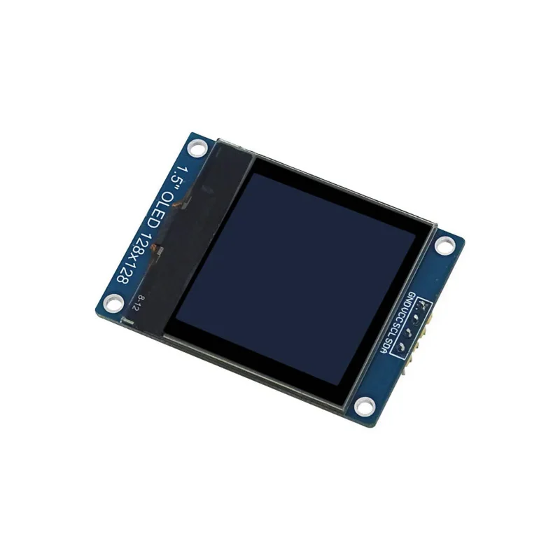 1.5 inch 4PIN OLED module Display Screen SH1107 Drive IC 128*128 IIC I2C Interface for 51 STM32 P22101 P22102