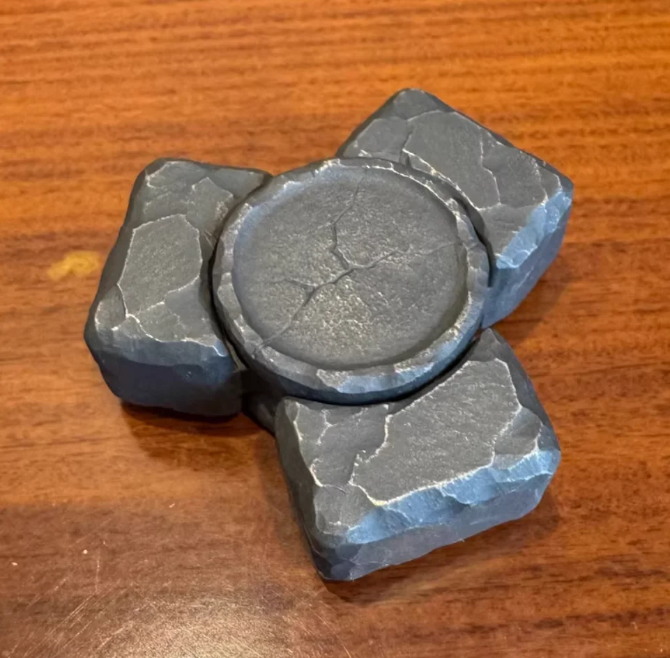 

Б/у EDC KapKap из циркониевого сплава, каменное зерно, трехстворчатый ударный мини-гироскоп на кончиках пальцев, декомпрессионные игрушки