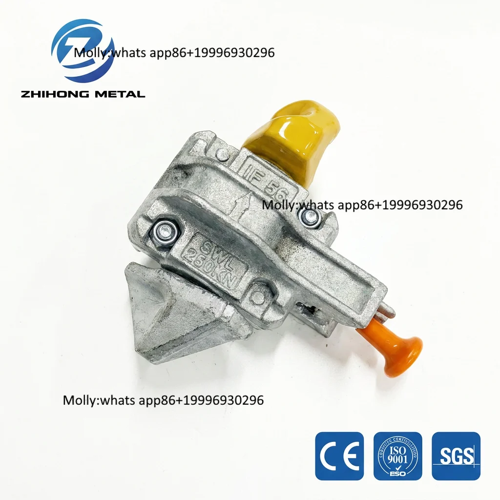 Reliable Semi-automatic Twist Lock for Container Stacking | Safety Locking System High Tensile Forged Steel Hot Dip Galvanized