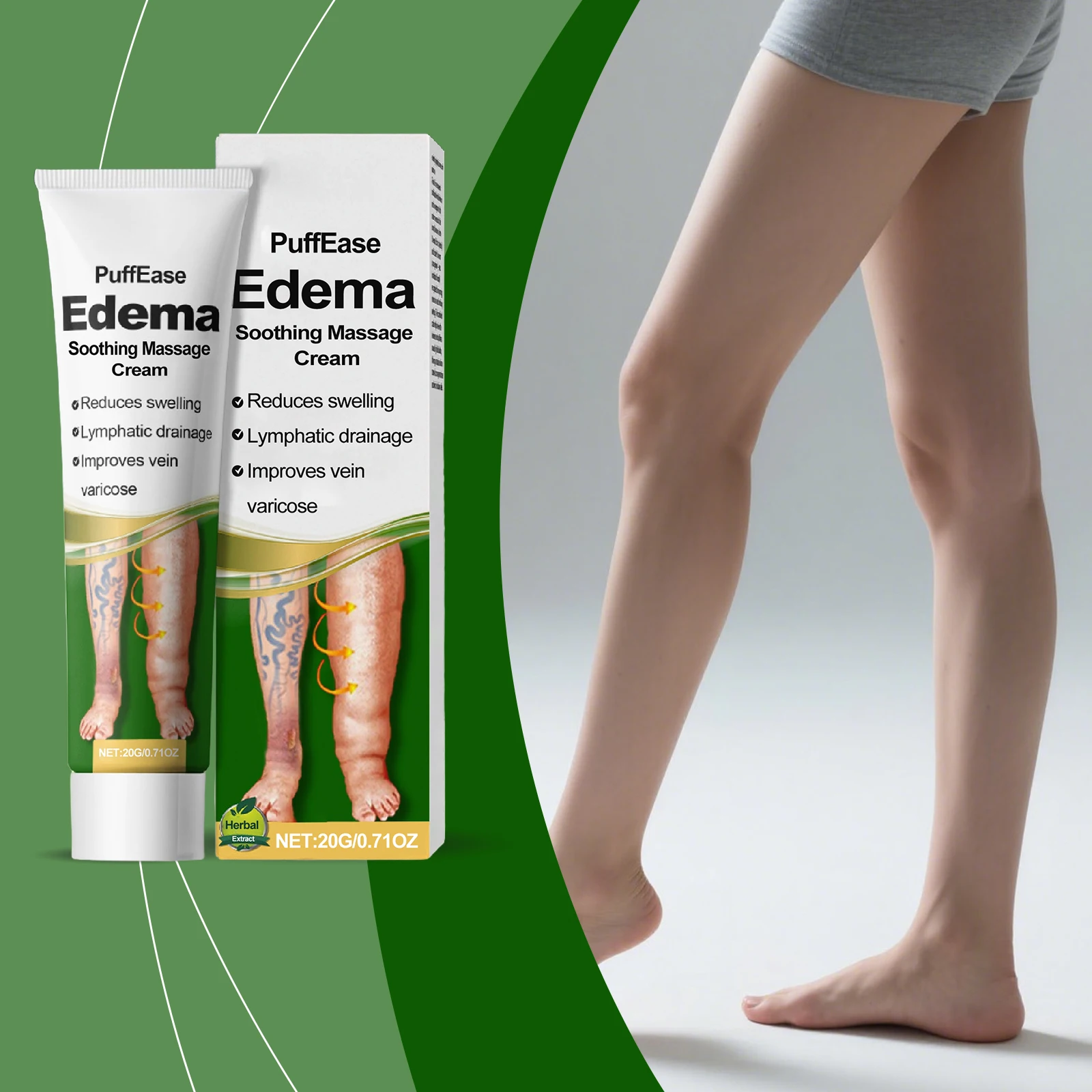 Varicose Veins Repair Ointment Relieve Phlebits Promote Circulation Blood Reduce Leg Swelling Improve Vasculitis Body Care Cream