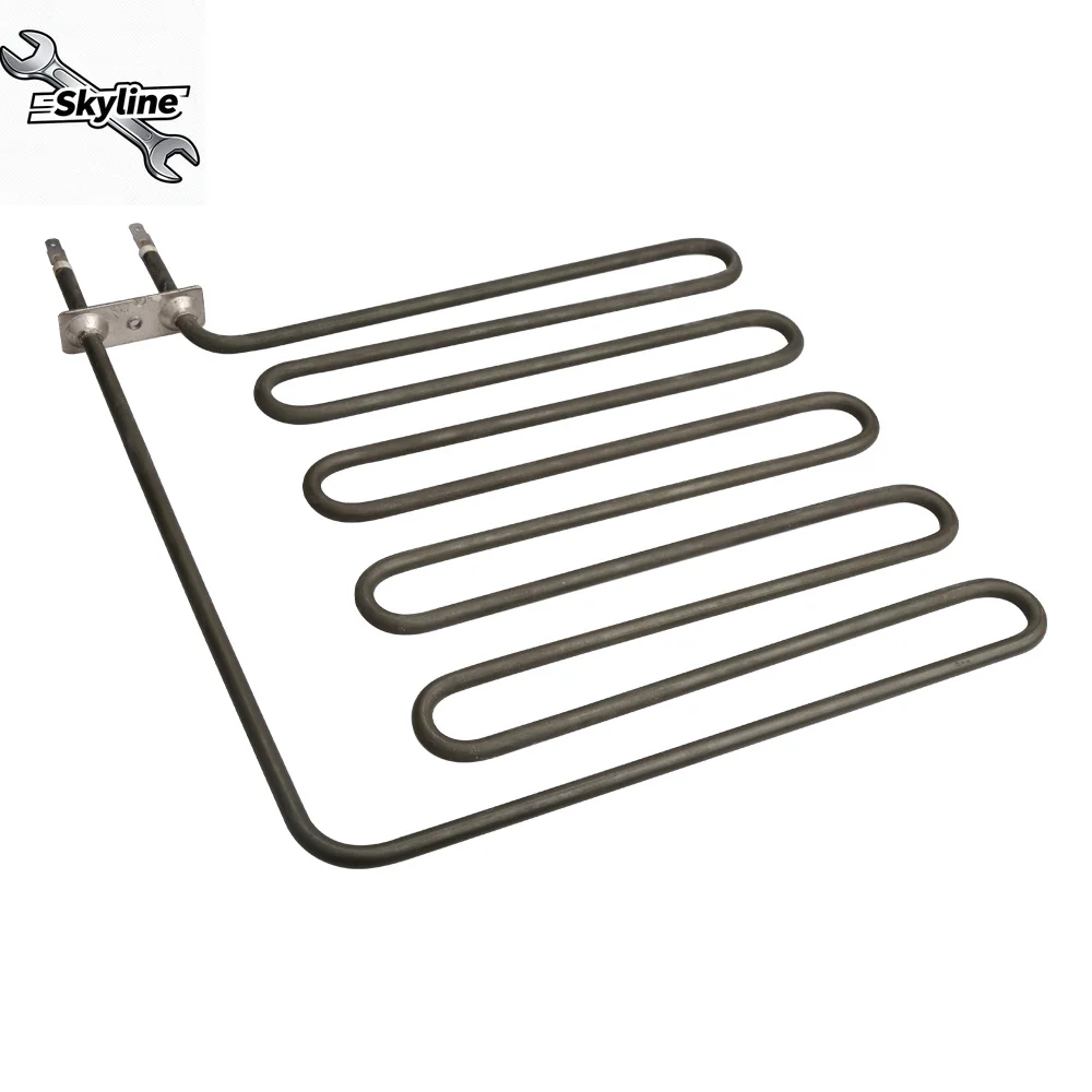 2500W 220V 5U Oven Heater Element Sauna Heating Element,Green 304SUS Straight Heater Pipe,Tubular Air Heater by Annealing