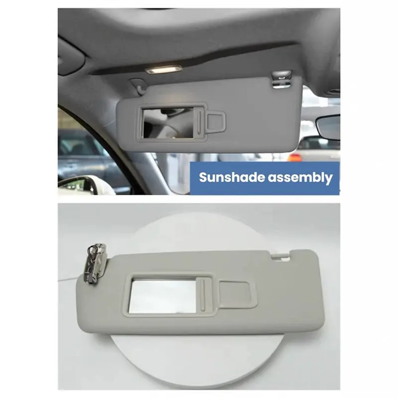 Car Sun Visor Panel With Makeup Mirror Sunshield Sun Visor For