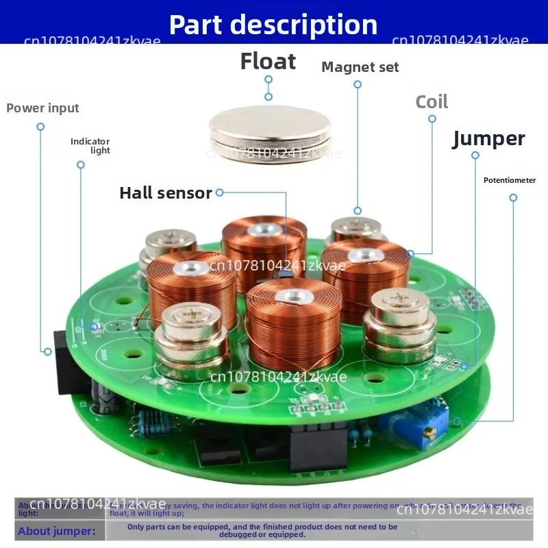 

Electronic Levitation Assembly Kit Maglev DIY Electronic Welding Teaching Kit