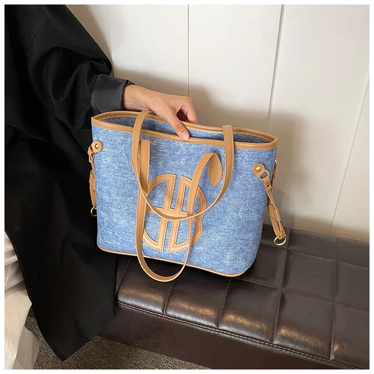 

Модная повседневная сумка-мессенджер - высококачественная однотонная сумка через плечо, большая вместительная женская кожаная дизайнерская сумка-тоут для покупок