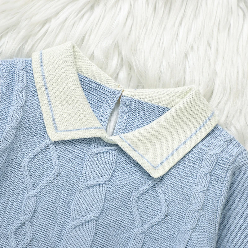 Baby Boys Rompers Winter Turtle Neck Long Sleeve Knit Newborn Infantil Cotton Jumpsuits 0-18m Toddler One Piece Outfits Costumes