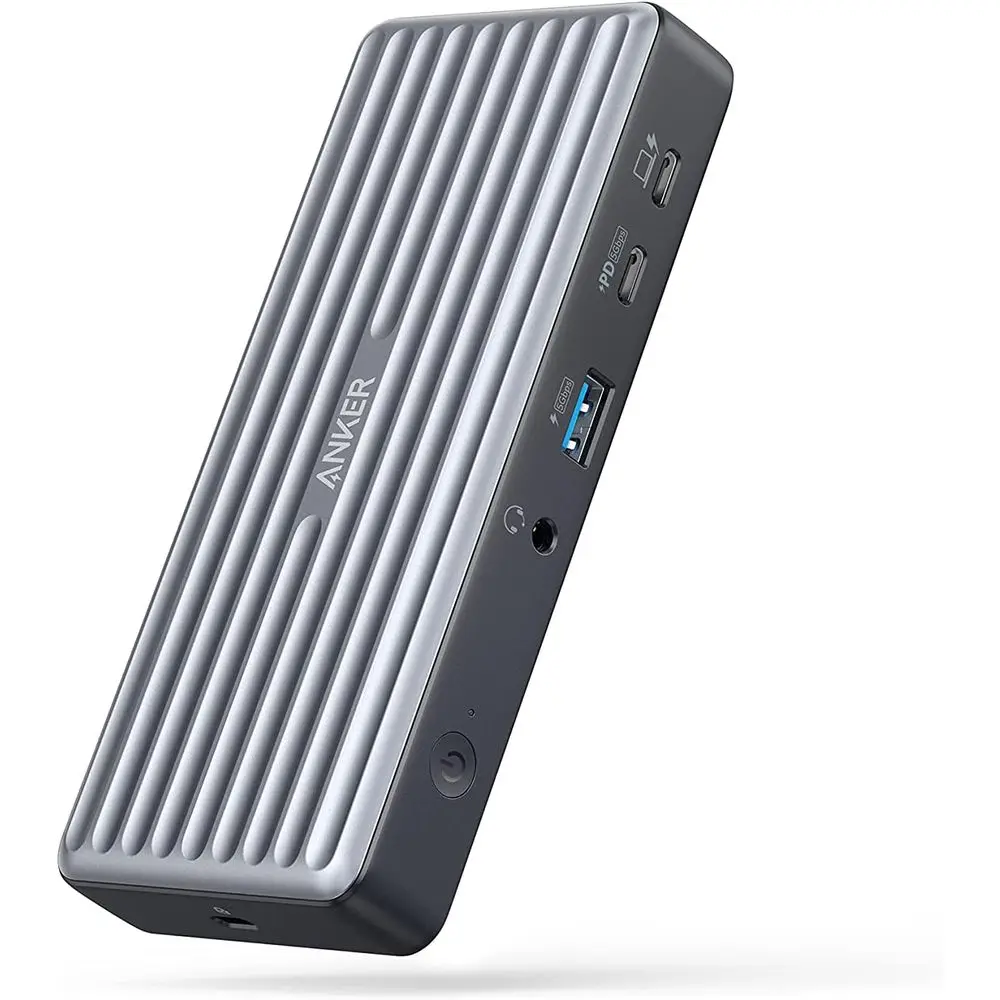 

Многофункциональная док-станция USB-C PD 9-в-1 с зарядкой 60 Вт, 4K HDMI, DisplayPort, USB 3.0, Gigabit Ethernet и аудиоразъемом