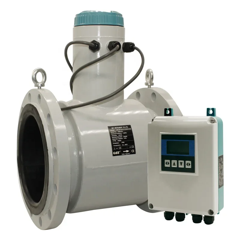 carbon steel analog  DN200-DN2000 dirty waste water sewage partially filled water flow meter