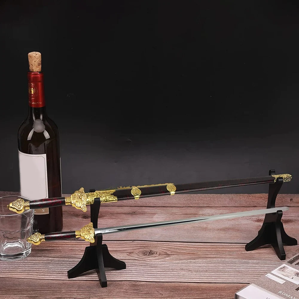 Two Tiers Wand Display Stand,Wizard Wand Display Stand, Holder 2 Tiered Stand Rack for Collection