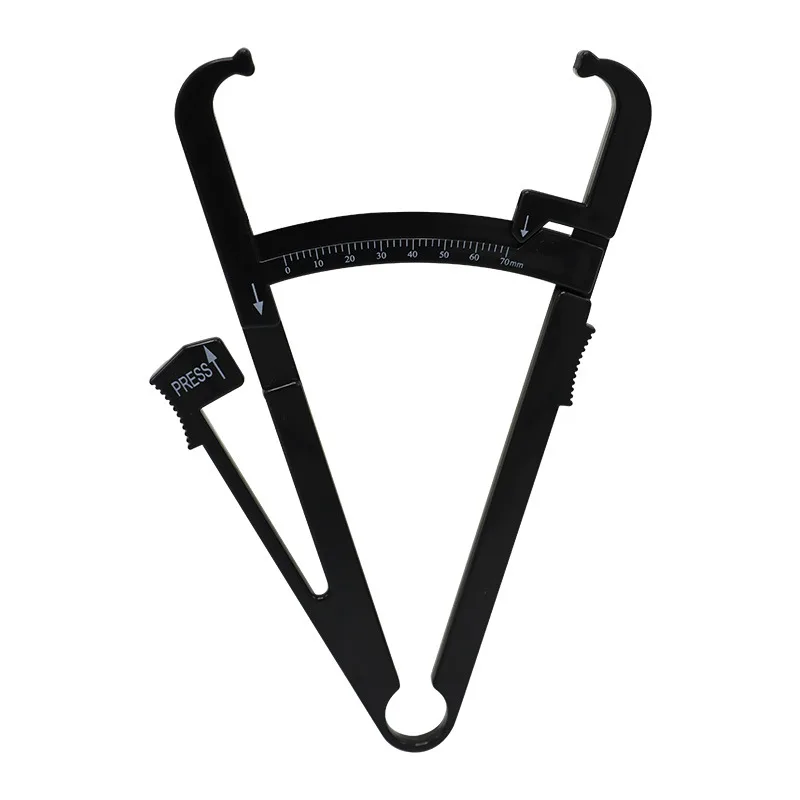 1PC Crossfit Body Fat Loss Tester Calculator Fitness Caliper Clip Measurement Slim Skin Fold Body Fat Chart Gym Equipment