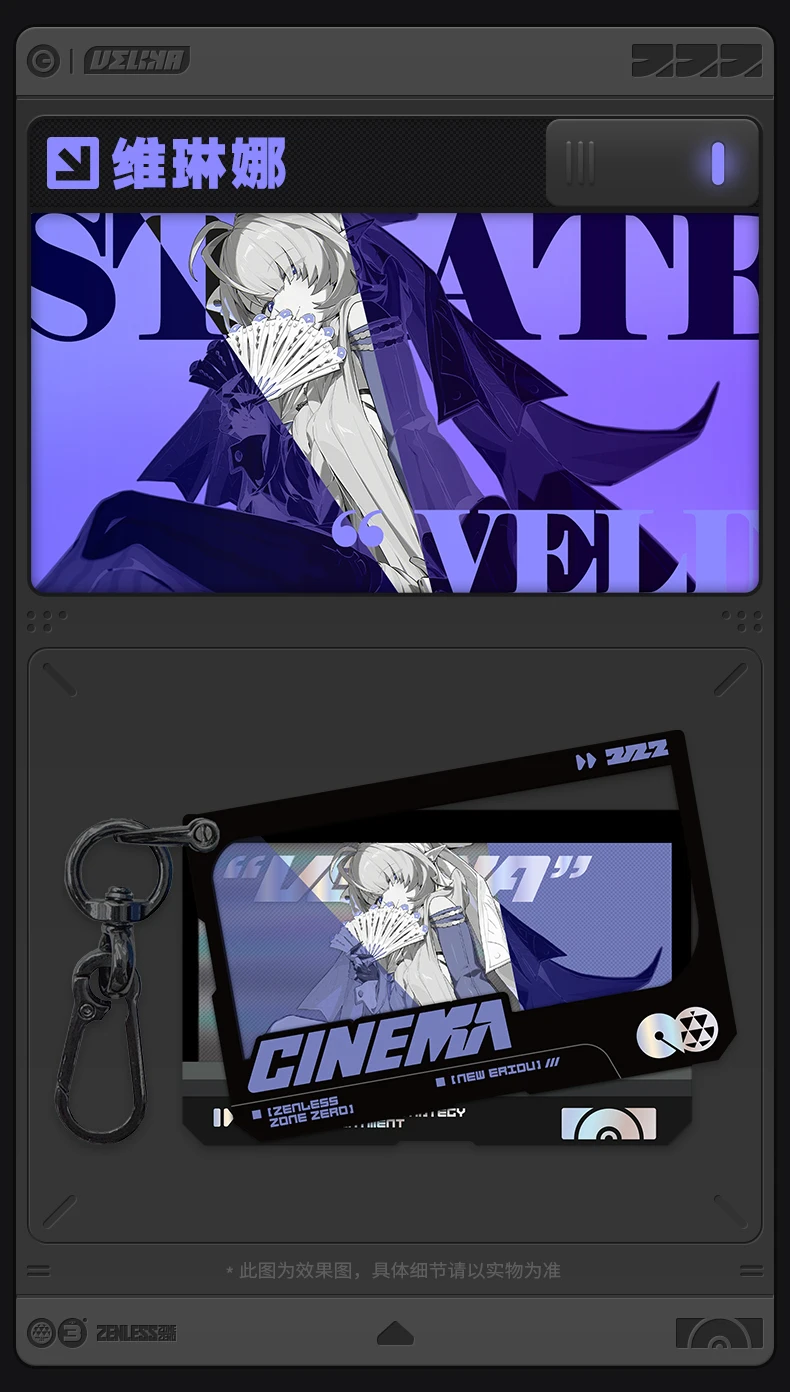 [Original] Spiel Zenless Zone Zero Velina Norma E.S.D. Acryl-Anhänger Cosplay Anime-Charakter Schlüsselanhänger Halloween-Geschenke – Detail 4