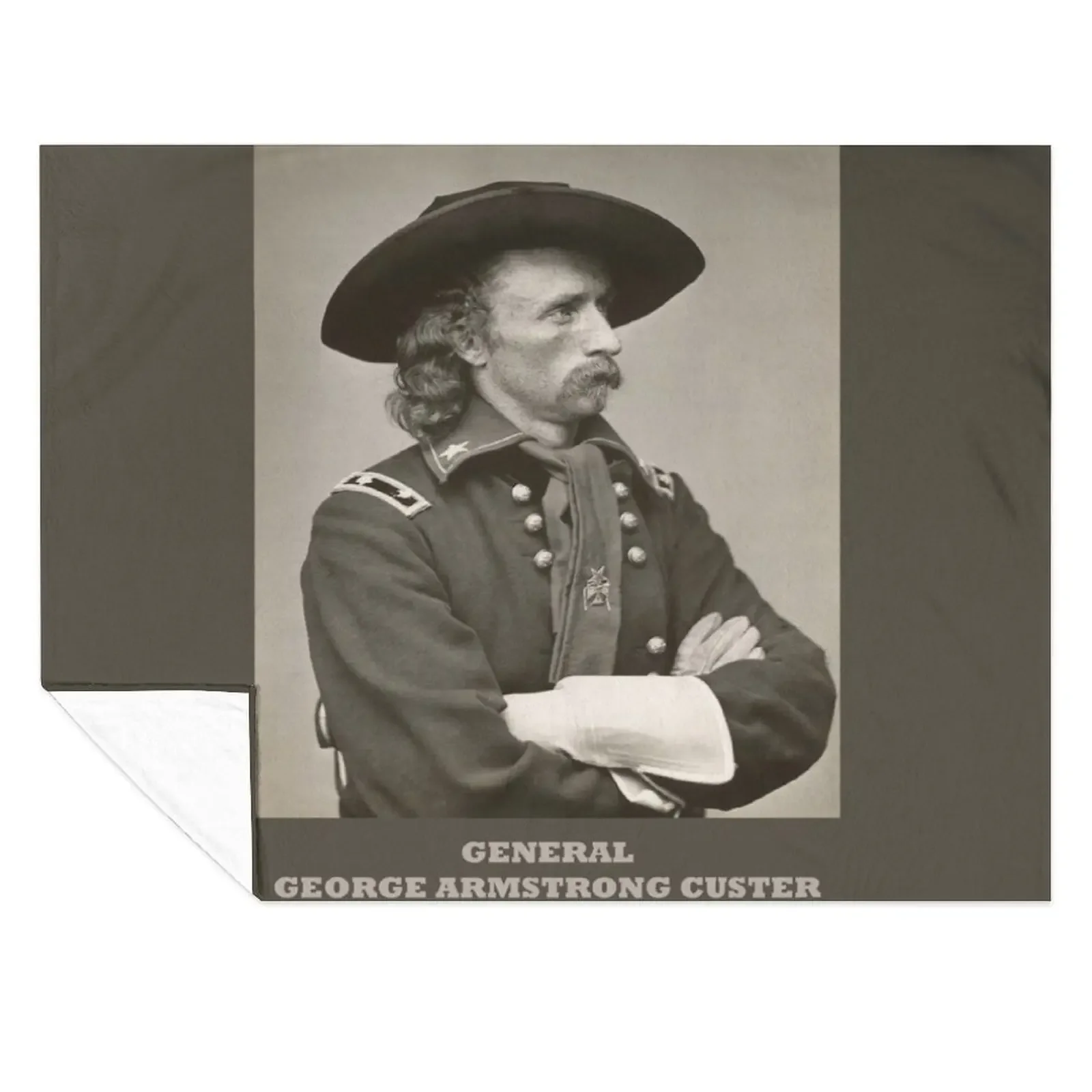 

General George Armstrong Custer Throw Blanket Sofa Throw Sofa heavy to sleep Luxury Designer Blankets