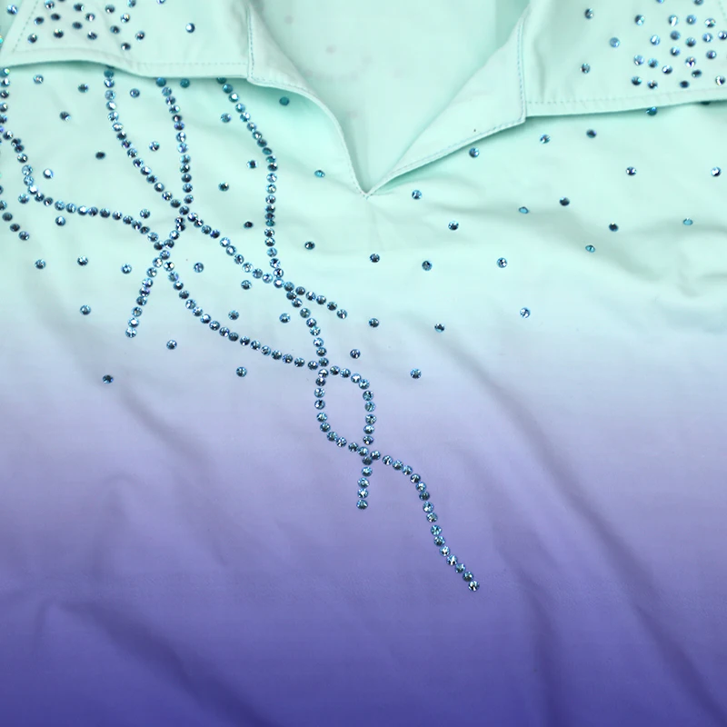 Nasinaya Adult and Children's Figure Skating Competition Performance Uniform with Gradient Color and Paillettes