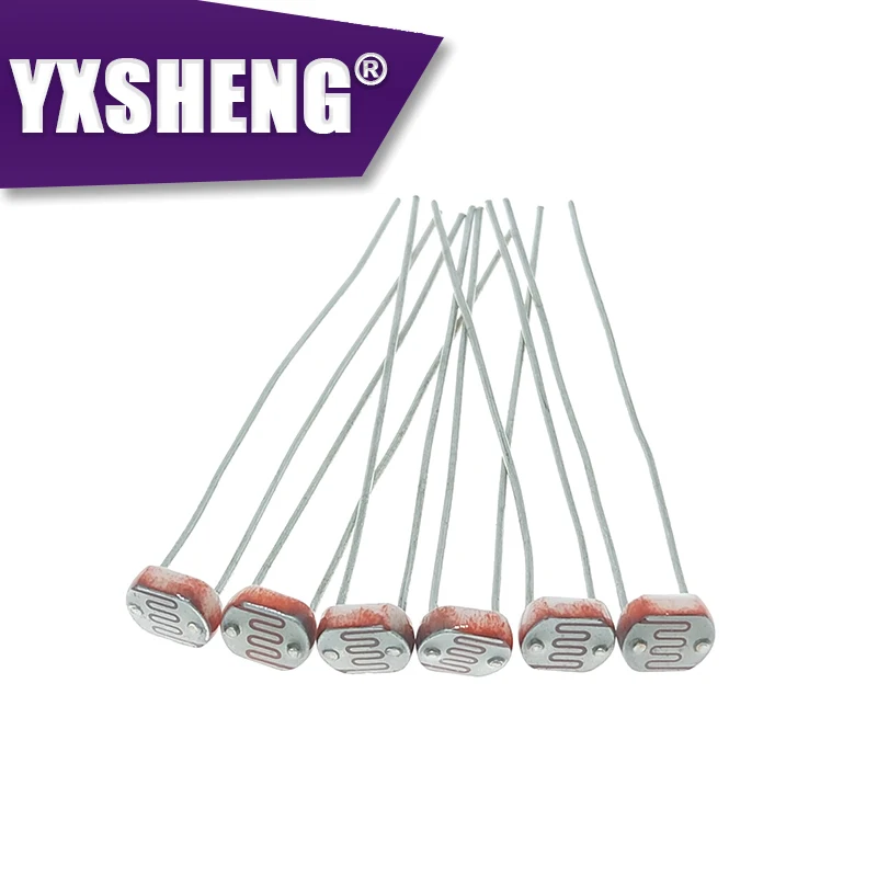 5PCS/LOT Photoresistor GL5506/5516/5528/5537/5539/5547/5549 YXSHENG LDR Light Detection Switch Sensor DIY