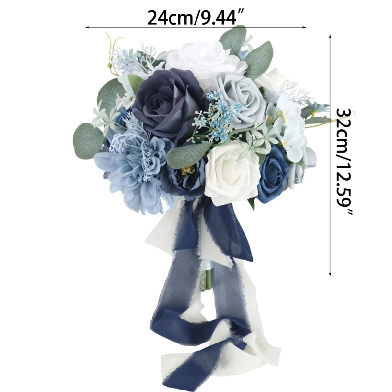 

Свадебный букет для невесты, свадебный букет, букет подружки невесты, бросающий цветок для церемонии, юбилея, декор для свадебного душа