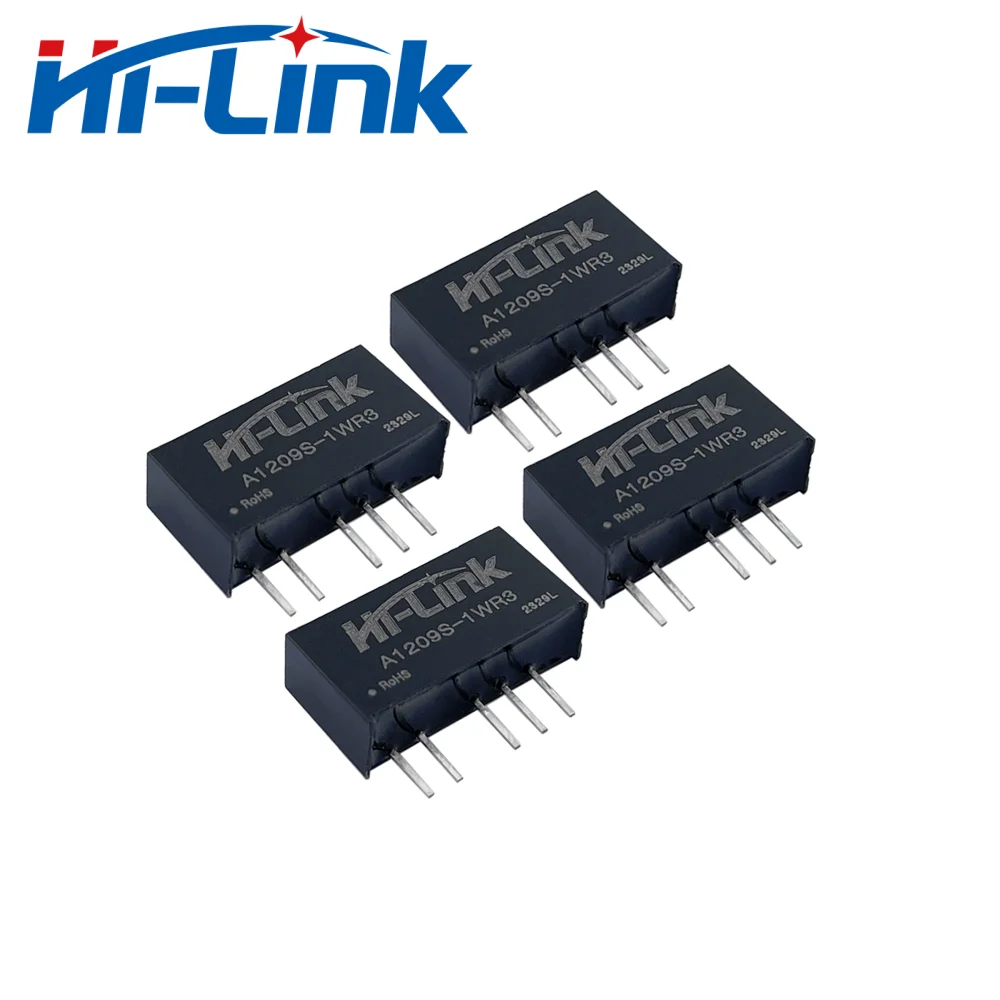 Hi-Link 1W DC-DC Dual Output A12xxS-1WR3 12V to 3.3V/5V/9V/12V/15V/24V Power Supply Module
