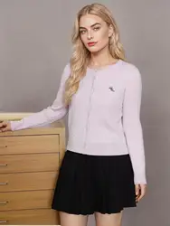 DUSHU office lady Retro Collar Knitted Top 2025 Spring Knitted Top Casual Loose Women Knitted Tops 25DS81112+25DS81113
