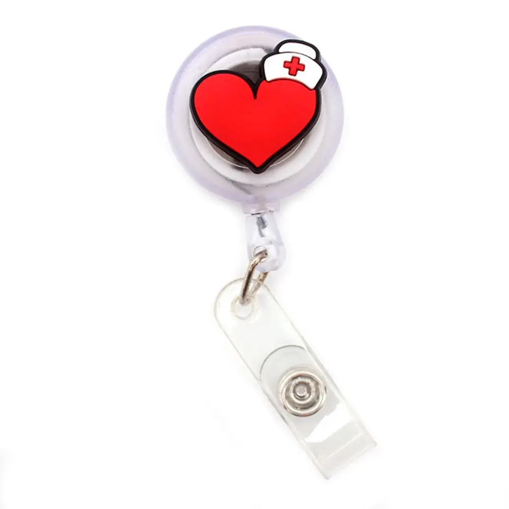 Name Card Holder Students Card Work Card Clips Retractable Badge Reel ID Card Clips Hospital Badge Holder Nurse Badge Holder