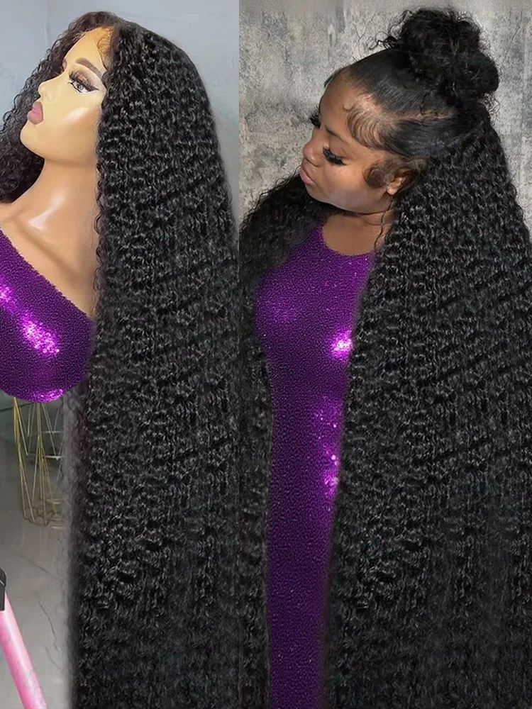 

250% Свободные Глубокие Волны 13x6 HD Парик Фронта Шнурка Бразильский 30 40 Дюймов Прозрачный 13x4 Вьющиеся Парики Фронта Шнурка Человеческих Волос Для Женщин