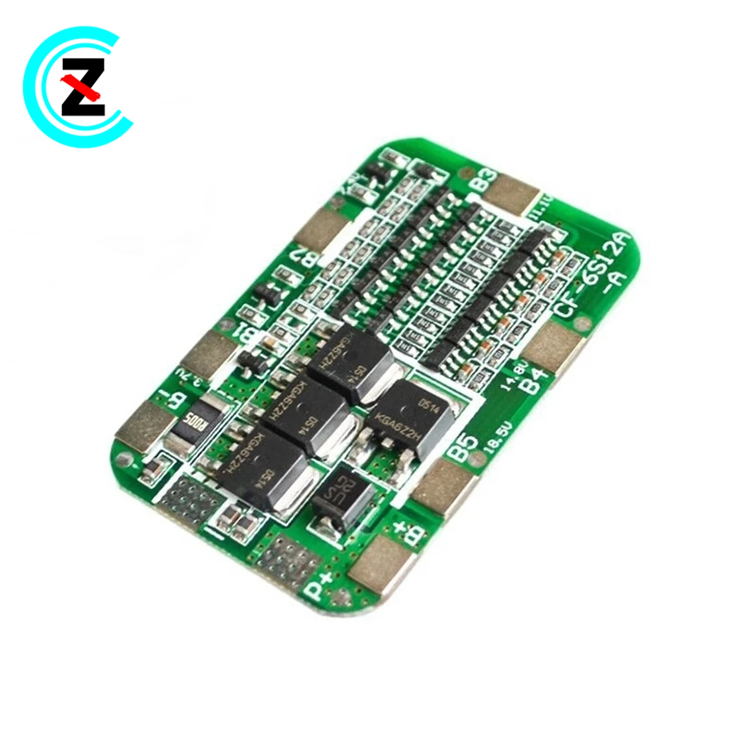 6S12A 6 series 22V 24V power tools Solar lighting 18650 special lithium battery protection board BMS