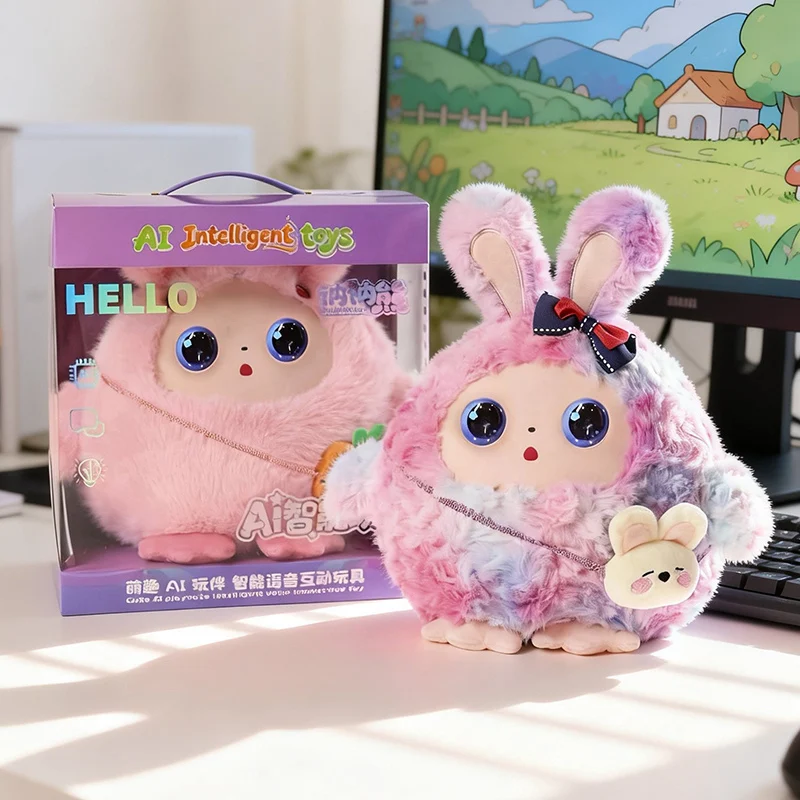 AI Intelligent Doll Plush Toy Voice Conversation Wifi Interactive Kids Robot Doll Emotional Companionship Overseas Edition Gifts