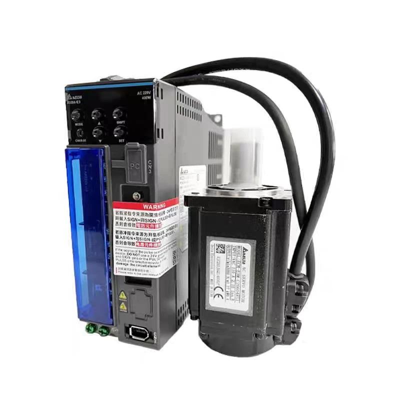 Original    E3 Series 100W to 3KW Servo Drive Servo Motor ASD-E3-0121-L ECM-E3L-CM0401RSE ECM-E3L-C20401SSE