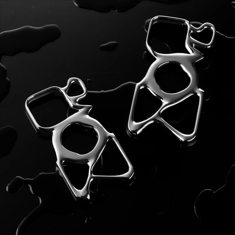 Angry Miao Phone Case Pc Liquid Openwork Cover For Iphone15 Pro Max Case Anti-Drop Premium Minimalism Iphone15 Pro Y2k Gifts 