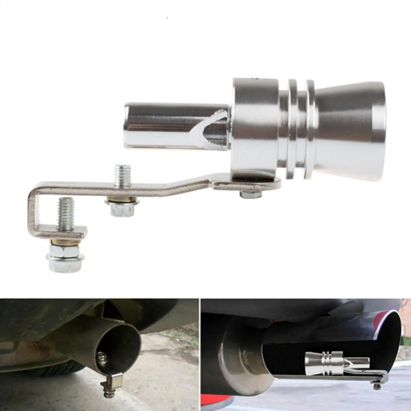 Car Turbo Whistle Car Turbo Whistle Aluminum Alloy Universal Turbo Silencer Exhaust Valve Accessories Car exhaust pipe whistles