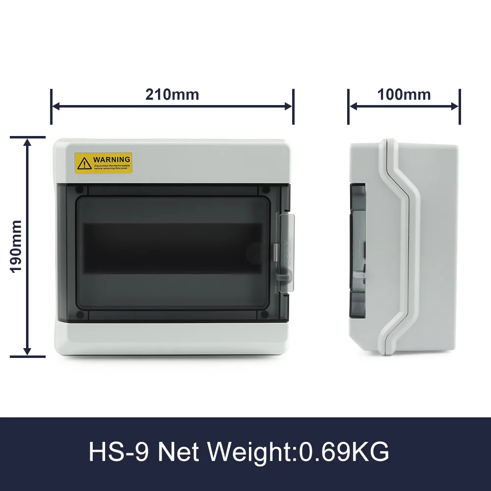 HS-4/6/9/12/15/18/24/36 MANIER IP65 Waterdichte Verdeelkast ABS Plastic Elektrische behuizing Outdoor Schakelaar Aansluitdoos DIY GO