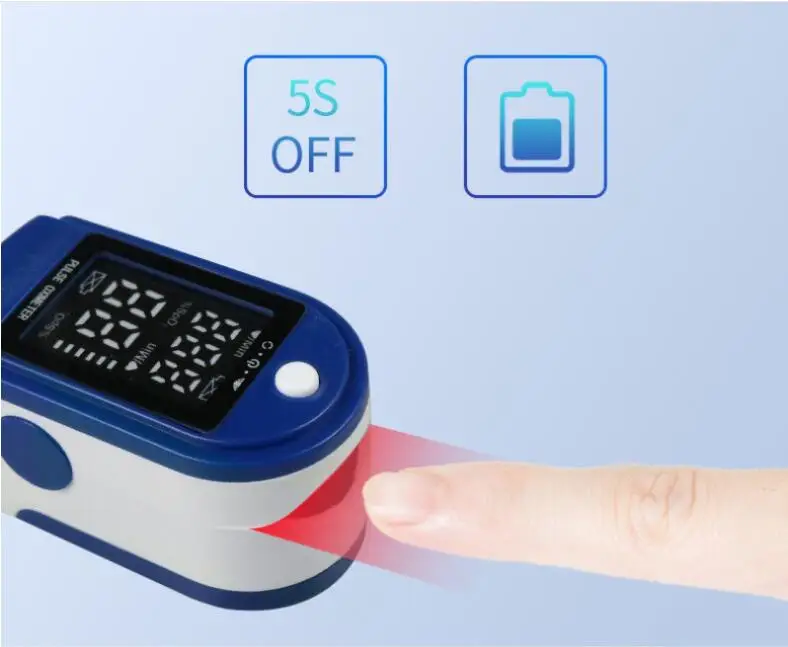 Finger clip oximeter fingertip pulse oximeter pulse oxymeters with factory price