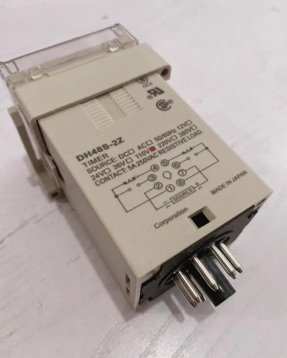 Digital display time relay DH48S DH48S-S 0.1S-99H DH48S-1Z 0.01S-99H99M DH48S-2Z 0.01S-99H99M electric delay timery 8P with base