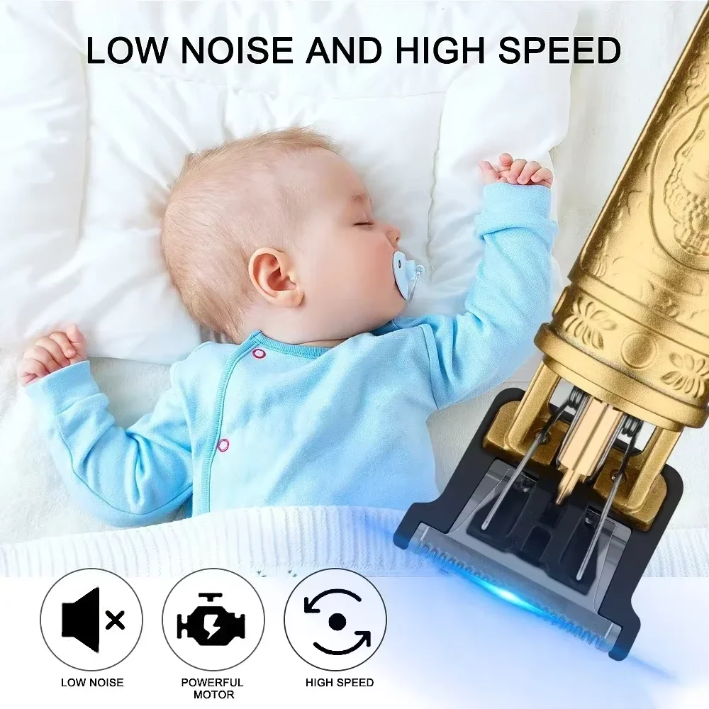 Tondeuse à cheveux électrique aste USB, T9, édition professionnelle, rasoir pour hommes et femmes, étiquettes de soins, type propre