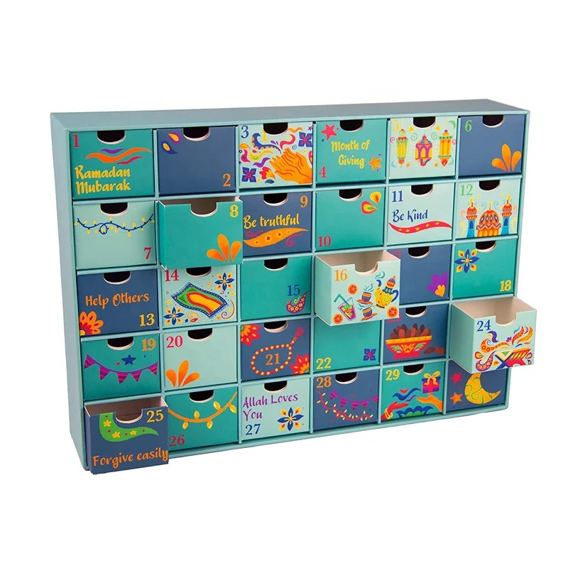 2025.Custom 12 Days 24 Days Cosmetic Makeup Jewelry Crystal Stone Eye Lashes Collection Box Christmas Countdown Advent Calendar