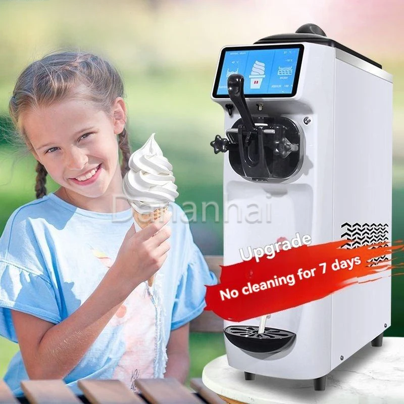 

Супер бесшумная настольная машина для мягкого мороженого с одним вкусом Коммерческая машина для йогурта