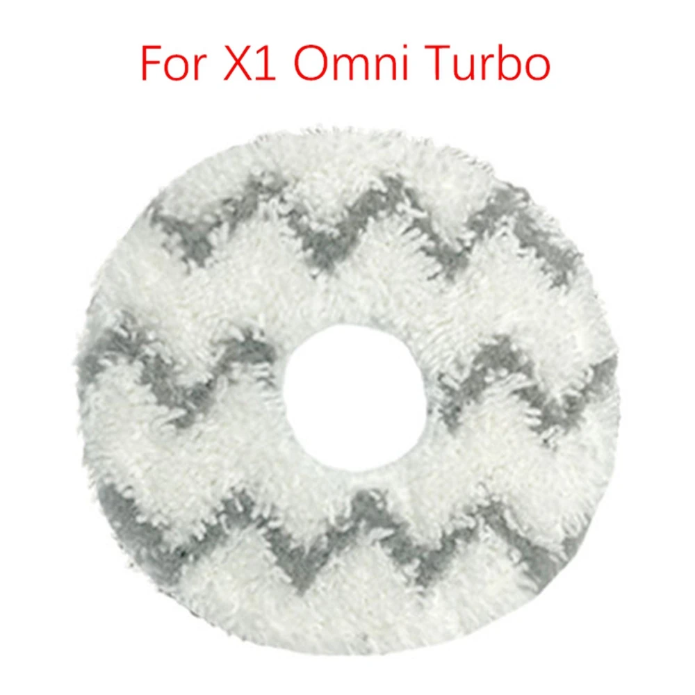 6Pcs Replacement Accessories Twisted Mop Cloth for Ecovacs Deebot X1 Omni Turbo Robot Vacuum Cleaner Parts