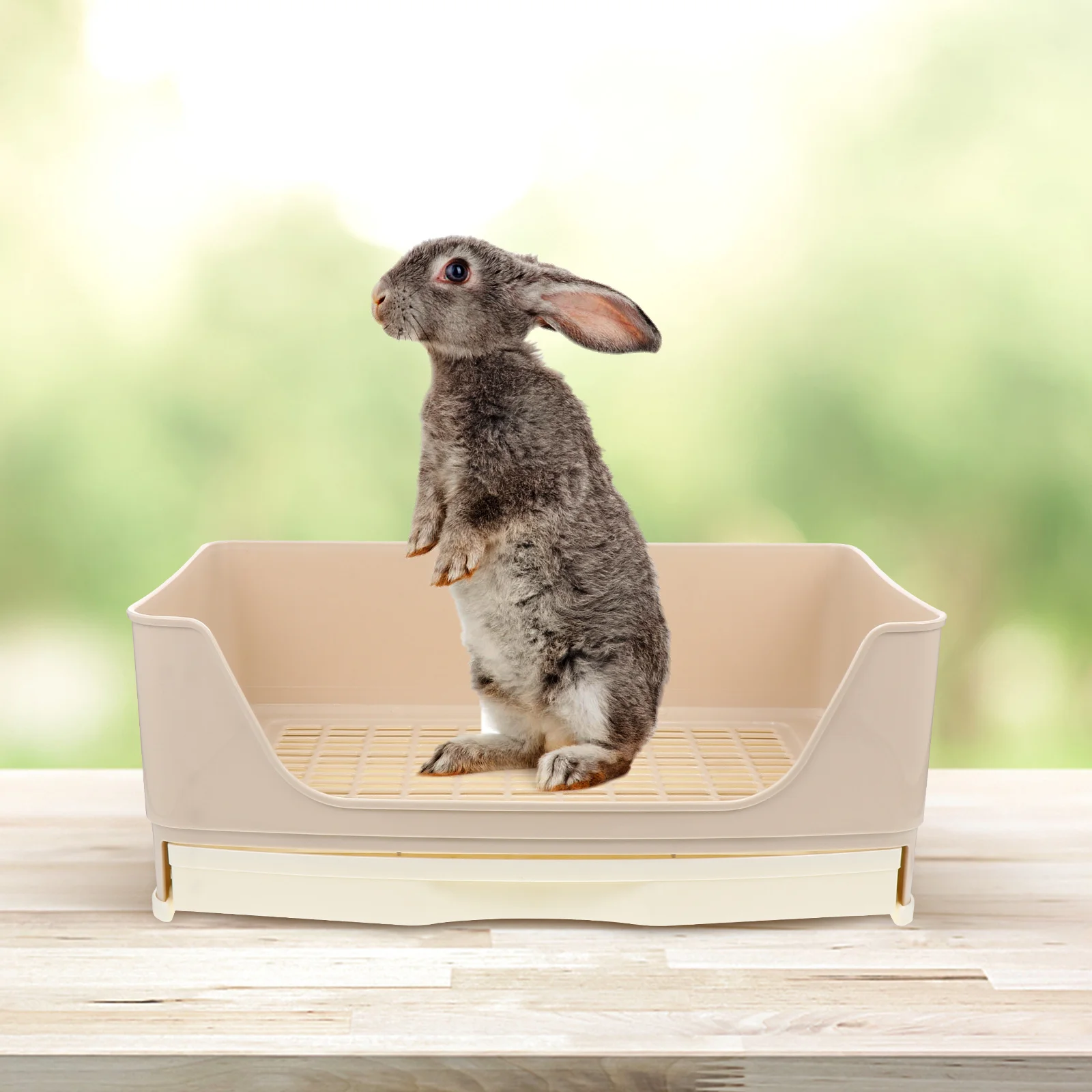 toilettes-pour-lapin-pour-adultes-cochons-d'inde-grande-bac-a-litiere-filet-a-fond-antiderapant-facile-a-nettoyer-lapin-portable