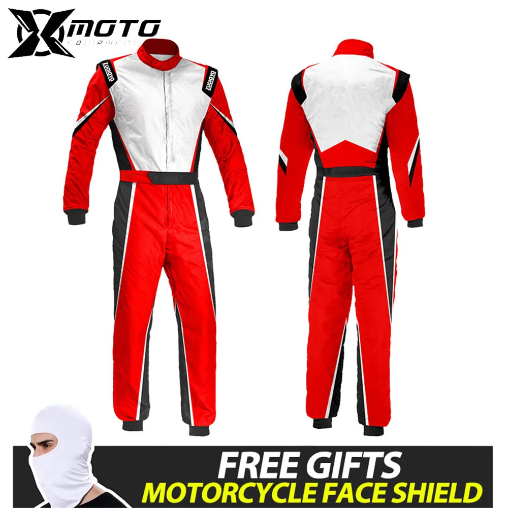 Tutina da corsa resistente all'usura tutina da moto tutina traspirante Quick Dry Go-kart suits S-4XL giacca da moto indossabilità