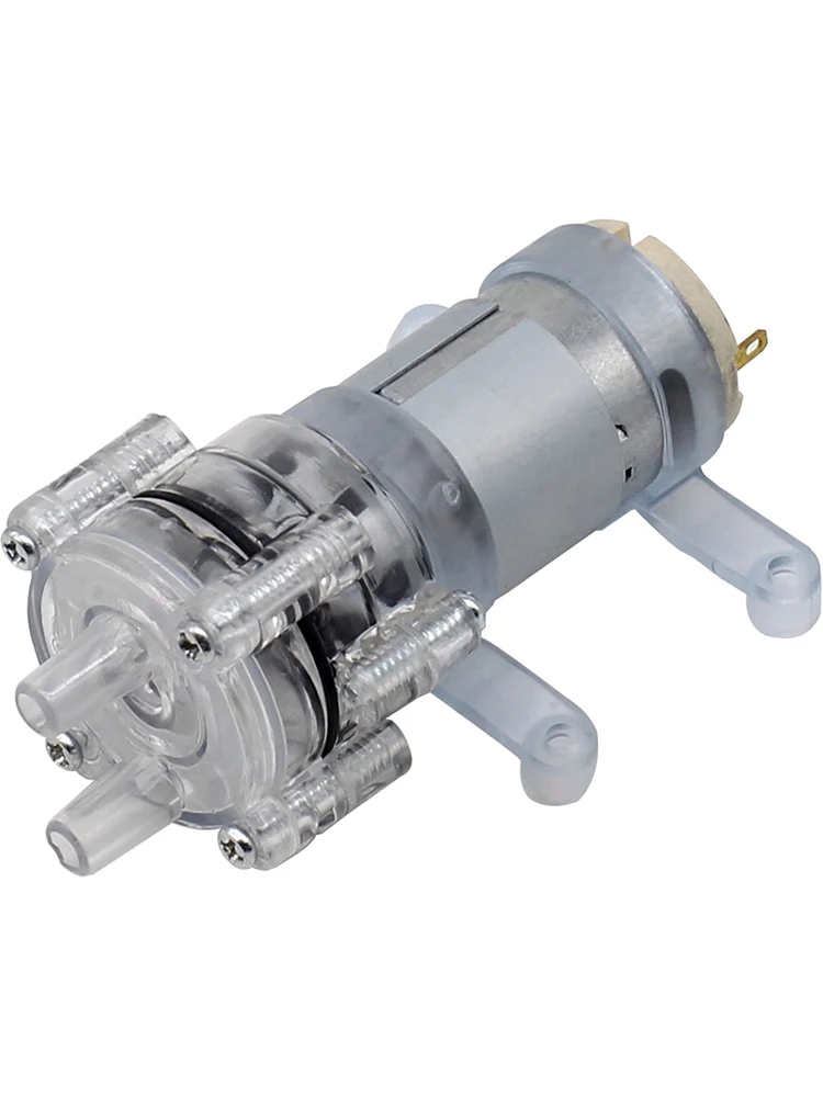 385 DC 6V-12V Hochtemperaturbeständige 100 Grad Celsius Mini Mikro-Wasserpumpe Membran-Wasserpumpe Vakuumpumpe