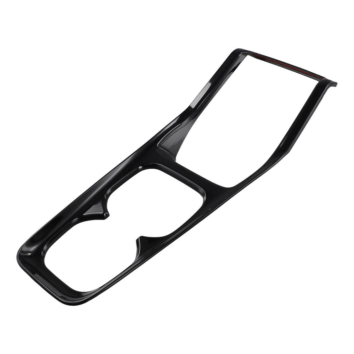 Black Car Interior Wireless Charging Pad Frame Cup Holder Cover Trim for Dolphin Mini / Seagull