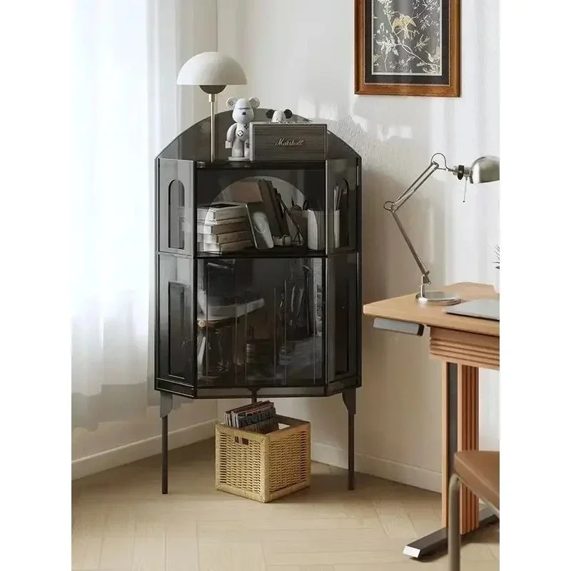 LYN small apartment household dining side locker living room sofa side cabinet corner shelf