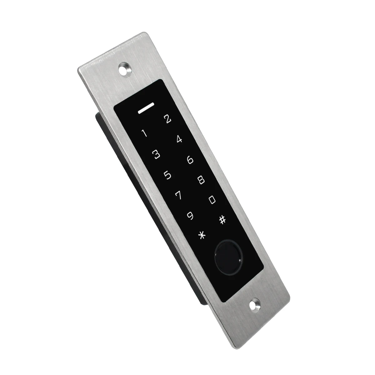 RFID Reader Keyless Door Opener Metal Access Control Scanner 100 Users Mini IP66 Waterproof Embedded Fingerprint Reader