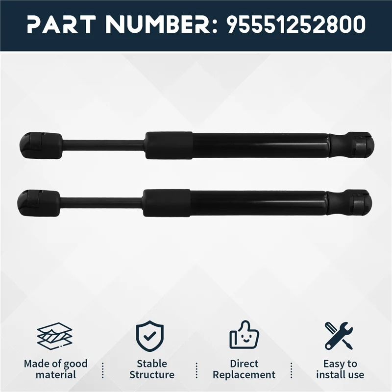 

Car Rear Window Glass Gas Strut Dampers Lift Shock Support Rod Bars For Porsche Cayenne 2002--2010 95551252800