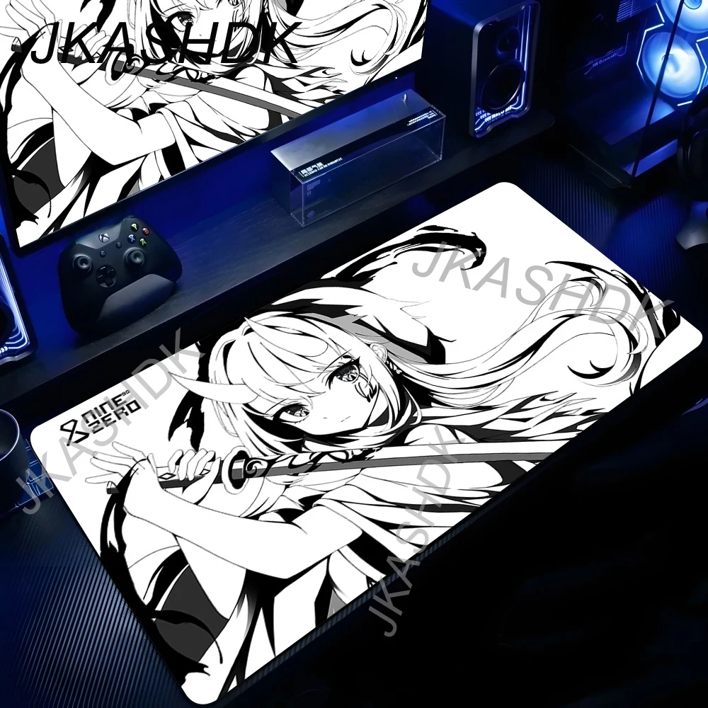 Cute Advanced Anime Girl Table Mat XXL Mouse Pad Yuki AIM Gaming Mousepad Big Mousepad Professional e-Sports Game Table Mats