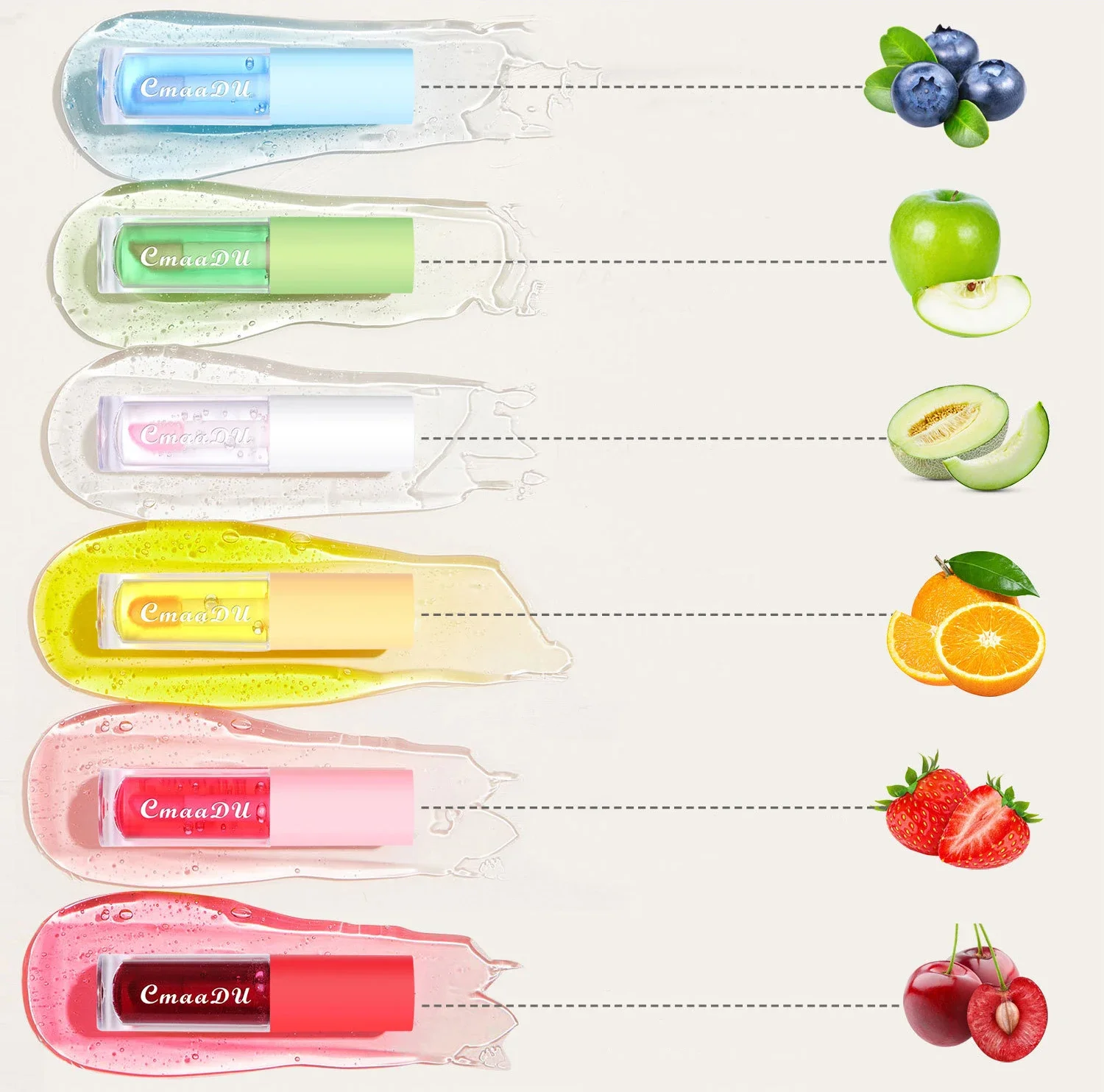 1 Pcs Hydrating Berry-Infused Lip Gloss - Moisturizing, Long-Lasting Nourishing Lip Oil for All Skin Types, Waterproof Lip Gloss