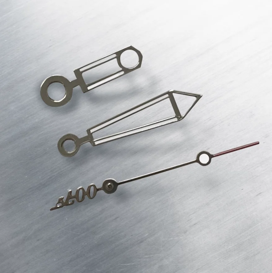 Watch Accessory Silver SKX007 Green Luminous Watch Hand Fit For Japan 8215/8200 / Pearl 2813 / Omega