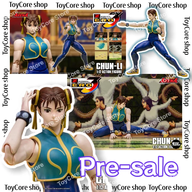 

Pre-sale! 【TYCTOYS】STORM TOYS ARENA Street Fighter ZERO3 Chun-Li SFSA06 Action Figure Estimated Stock Available in August